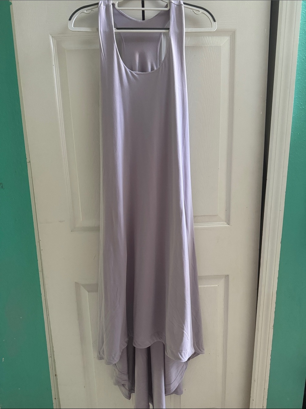 Buttery Soft Lavender Sleeveless Maxi hi low Dress